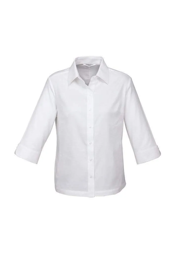 Biz Collection Women’s Luxe 3/4 Sleeve Shirt S10221