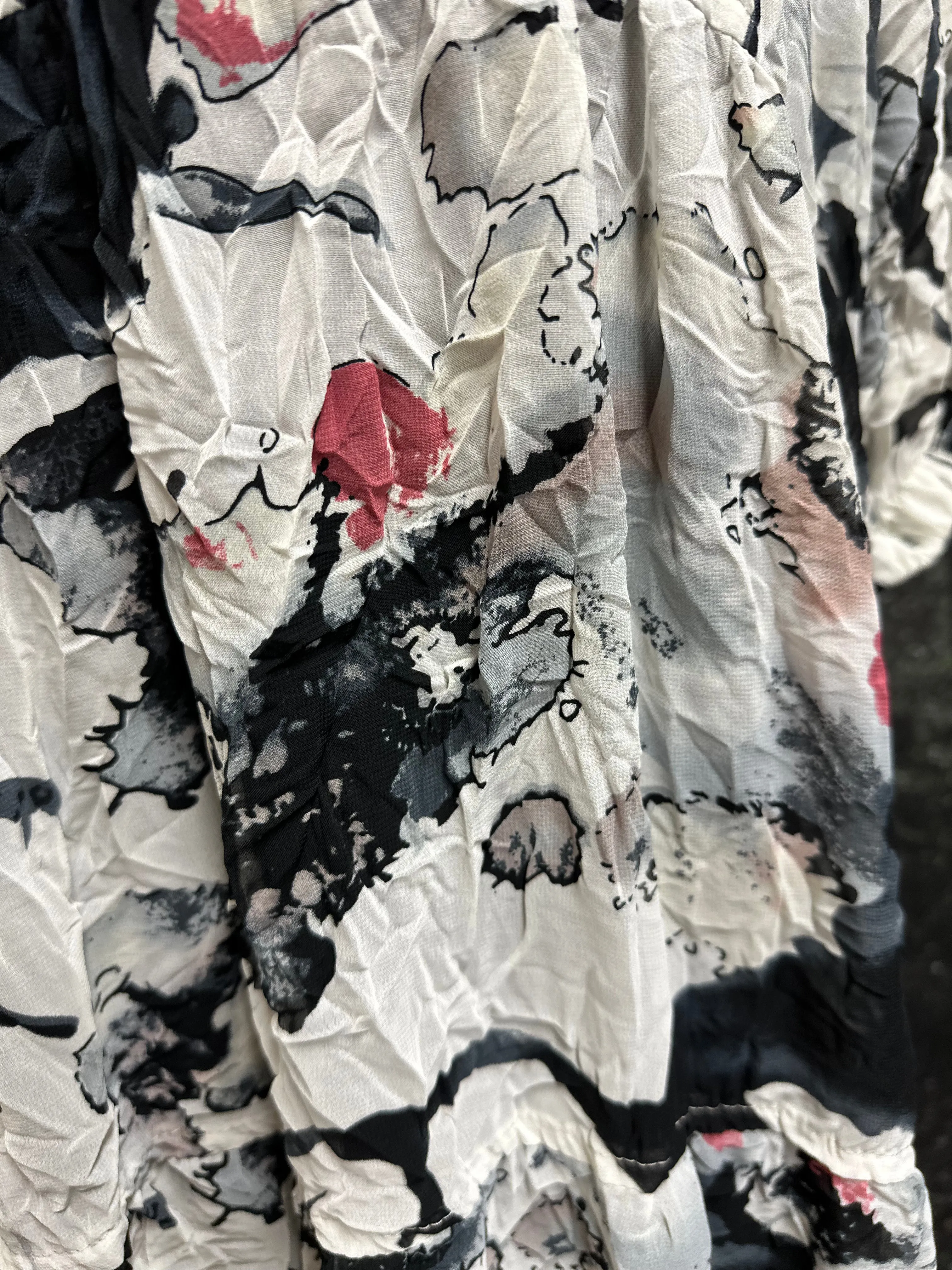 Elsa crushed chiffon dress
