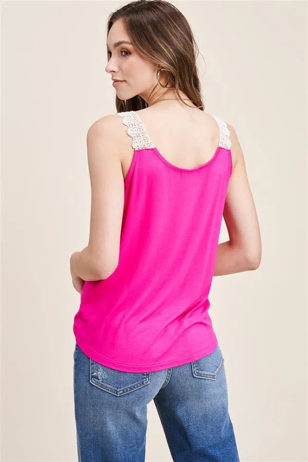 *PVM* Hayla Tank (Hot Pink)
