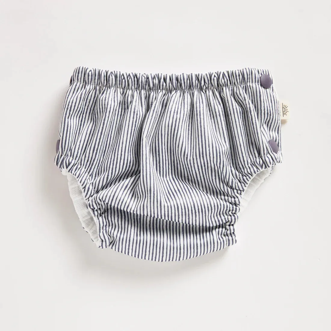 Recycled Swim Nappy - Indigo Pinstripe