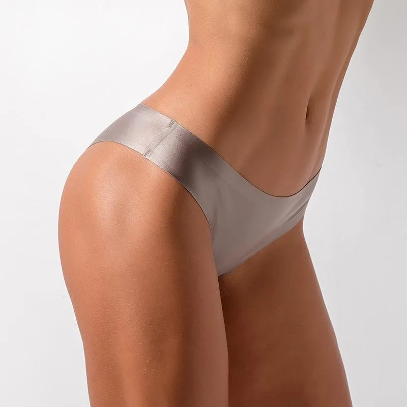 Seamless Silky Underwear Thong Panty