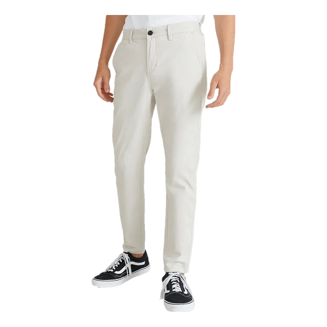 Skinny Cropped Chino Light Sand