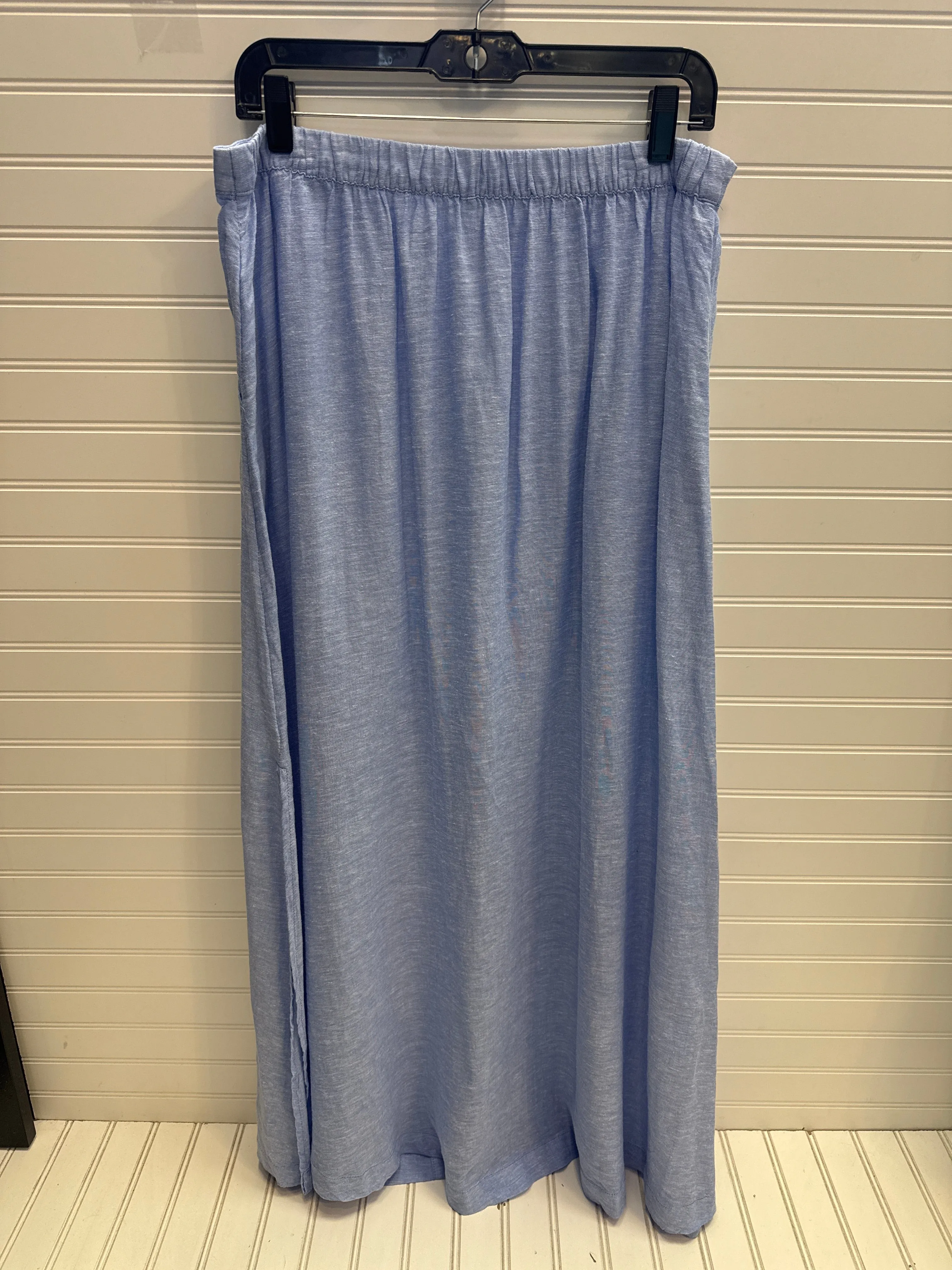 Skirt Maxi By C And C In Blue, Size: L