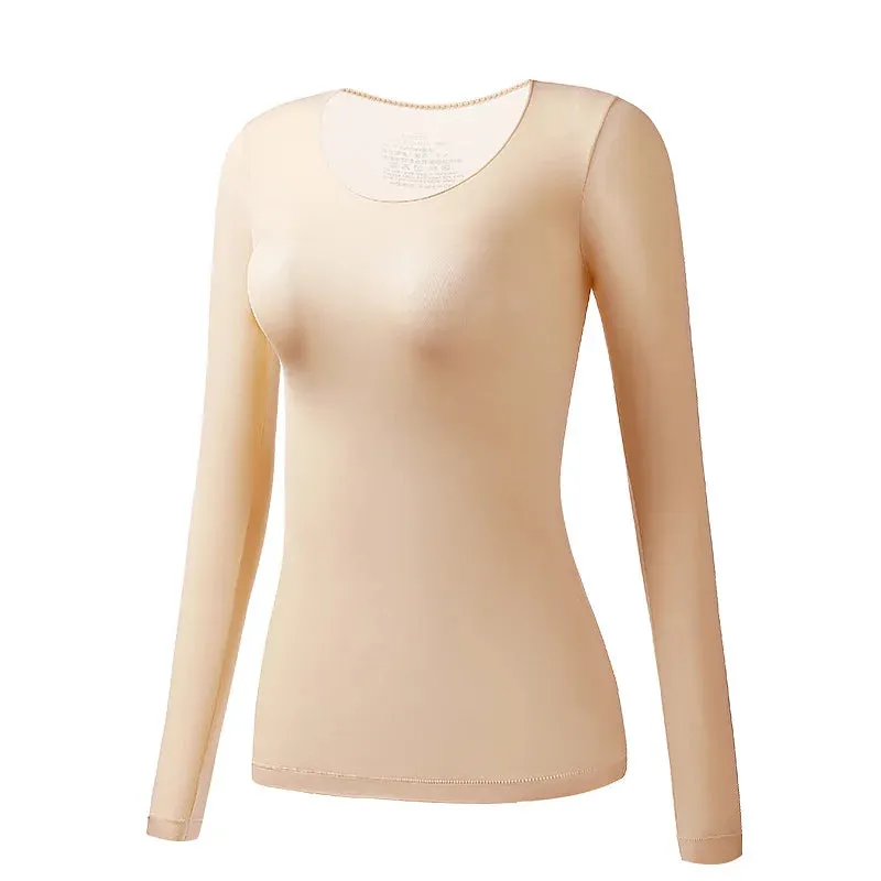Women's Thermal Underwear Autumn Winter Long-sleeved T-shirt Thin